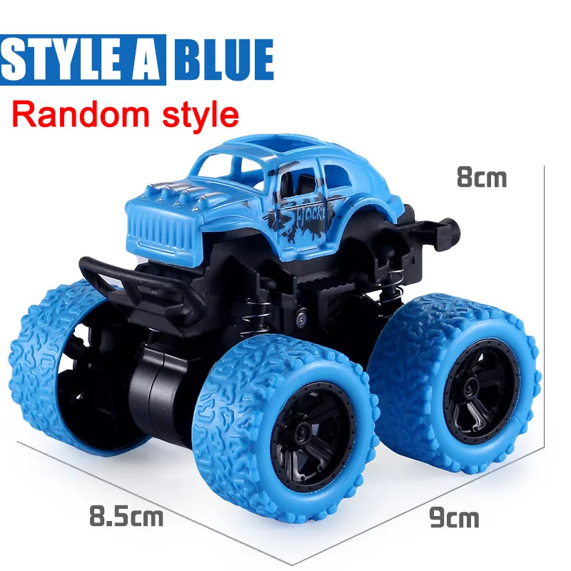 Pull Back Toy Car  Inertial Rotation Car Four-wheel Drive Off-road Vehicle SUV Racing Power Car Children's Toy CarGift Quick Pick Grocers