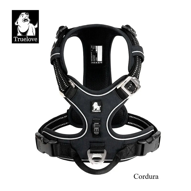 TRUE LOVE Pet Harness No Pull Nylon Reflective Dog Harness Adjustable Comfortable Control Step-in Brilliant Truelove TLH5654 Quick Pick Grocers