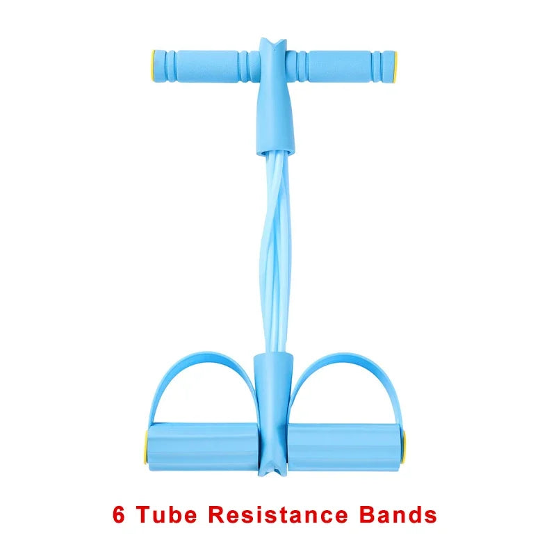4-Level Resistance Band Tensioner with Non-Slip Handles - Home Fitness Equipment for Abdominal Muscle Training Yoga Abdominal Quick Pick Grocers