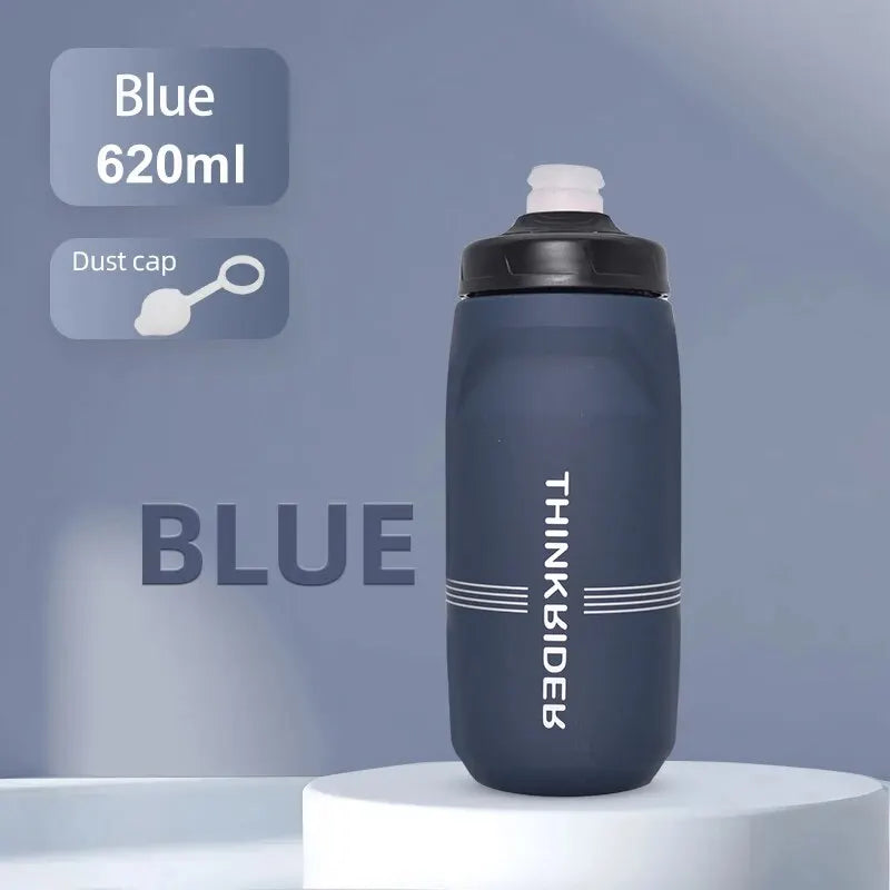 ThinkRider 620ml/750ml Bicycle Bottle MTB Road Bike Water Bottle Outdoor Sports Plastic Portable Large Capacity Drink Cycling Quick Pick Grocers