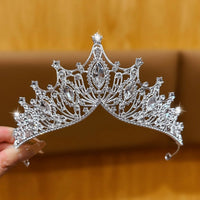 1 large crown fashionable temperament crown headband sweet wind hair accessory suitable for performances and birthdays Quick Pick Grocers