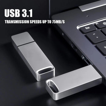 16TB 2TB USB Metal Flash Drive 8TB Large Capacity Portable Pendrive USB 3.0 High-Speed File Transfer Waterproof U Disk Universal Quick Pick Grocers