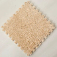 30*30CM Soft Plush Children Kids Rug Play Mat Puzzle Carpet Warm Playmat Interlocking Exercise Tiles Floor Carpet Decoration Mat Quick Pick Grocers