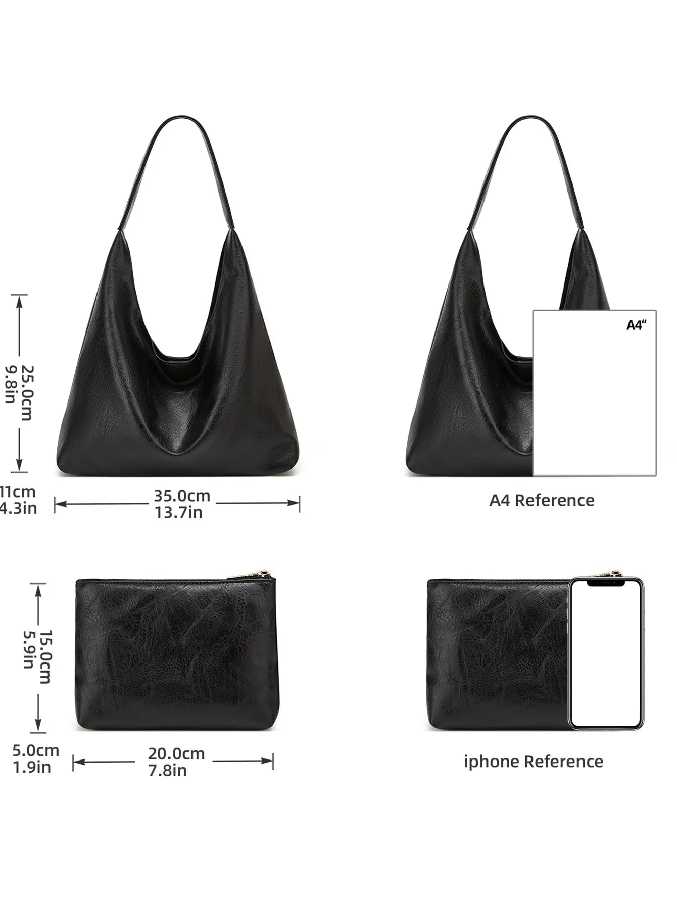 New Tote bag 100 hand bill of lading shoulder women's bag retro simple large bag Tote bag Econic Blanks