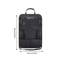 Car Seat Organizer Multifunctional Oxford Fabric Car Back Multi Pocket Storage Bag with Tablet Holder Protector for Kids Econic Blanks