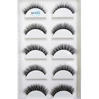 33 Style 10/50/100 Boxes 5 Pairs Natural 3D Mink False Eyelashes Makeup Fake Eye Lashes Faux Cils Make Up Beauty Tools Wholesale Purest Peak