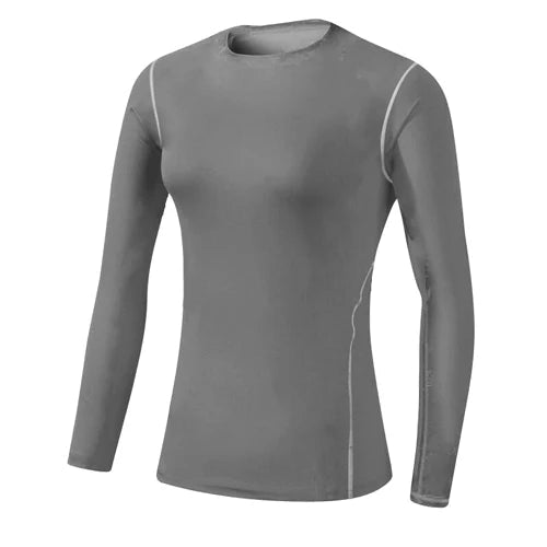 Base Layer Fitness Sport Shirt Quick Dry Women long Sleeves Top Gym jogging lady T-shirt Train Workout Clothing White Yoga Shirt Quick Pick Grocers