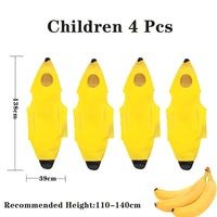 Child/Adult Banana Cosplay Halloween Christmas  Costumes Performance Costume Fruit Banana Costume Performance  Costume Quick Pick Grocers