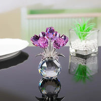 Colourful Rose Bouquet - For Anniversary, Mother's Day, Valentine's Day Crystal Rose Bouquet - Eternal Rose Decorative Gift Quick Pick Grocers