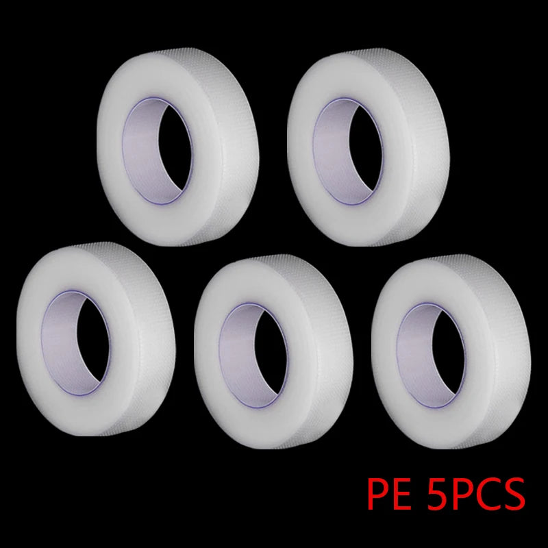 1/3/5 Rolls Eyelashes Extension Tape PE Adhesive Tools Under Eye Pads For Micropore Lashes Grafting Supplies Lash Lifting Tapes Quick Pick Grocers