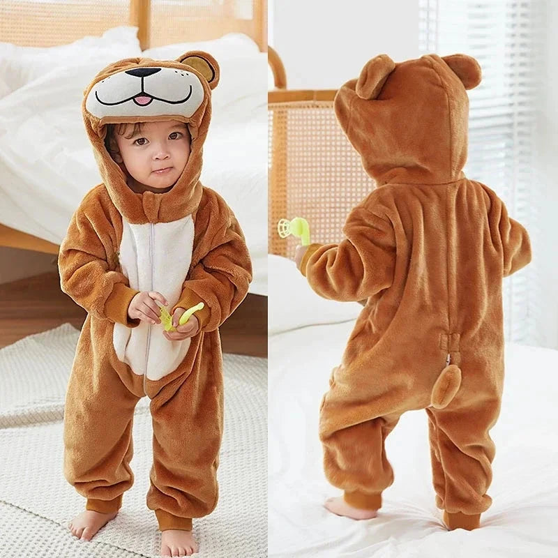 0 1 2 3 4 Years Kigurumi Pajamas for Toddler Baby Clothes Children Outfits Infant Dinosaur Unicorn Cat Robbit Cosplay Costumes Econic Blanks