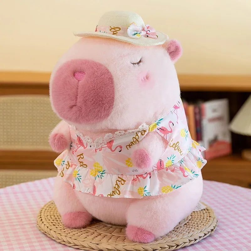 12-32cm Capybara Plush Simulation Capibara Anime Fluffty Toy Cute Doll Stuffed Animals Soft Doll Plush Children Christmas Gift Econic Blanks