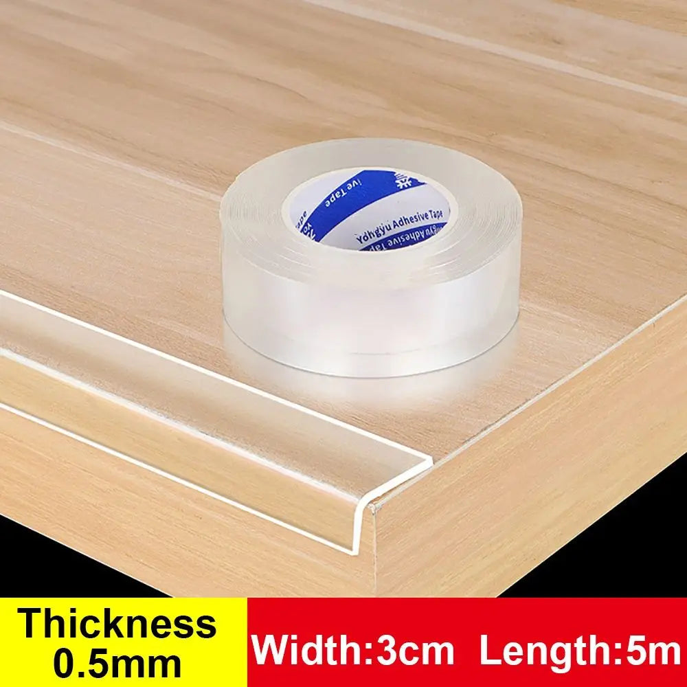 Table Edge Guard Tape Furniture Corner Bumper Self Adhesive Collision Proof Protective Strip Thickened Transparent Soft Tape Quick Pick Grocers