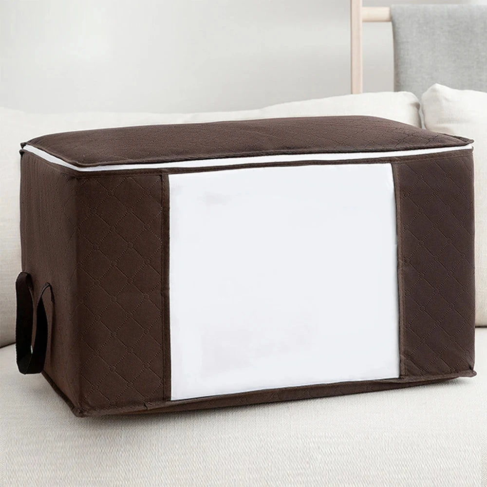 Large Capacity Clothes Storage Bag Foldable Blanket Storage Containers for Organizing Bedroom Closet Econic Blanks