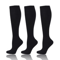 58 Styles 3 Pairs/Pack Compression Socks Knee High 30MmHg  Women Men Sports Socks Edema Diabetes Varicose Veins Running Socks Quick Pick Grocers