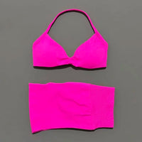 HISTELLO Gym Set 2 Piece Women Strappy Yoga Bra Top Workout Scrunch Shorts Sports Suit Fitness Clothes Seamless Yoga Set Quick Pick Grocers