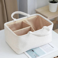 Travel Portable Mommy Bag Diaper Bag Feeding Bottle Storage Handbag Multifunctional Baby Products Organizer Basket Purest Peak