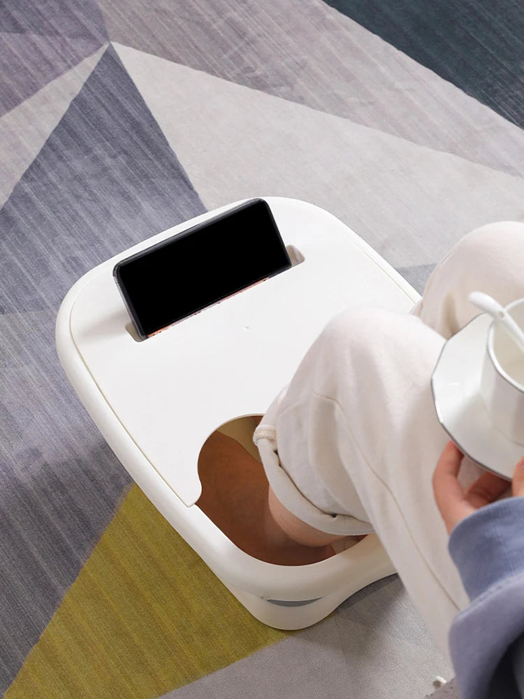 Foldable Footbath Massage Bucket Soaking Bucket Folding Basin Spa Foot Bath Bucket Household Sauna Bathtub Pedicure Bath Bathtub Quick Pick Grocers