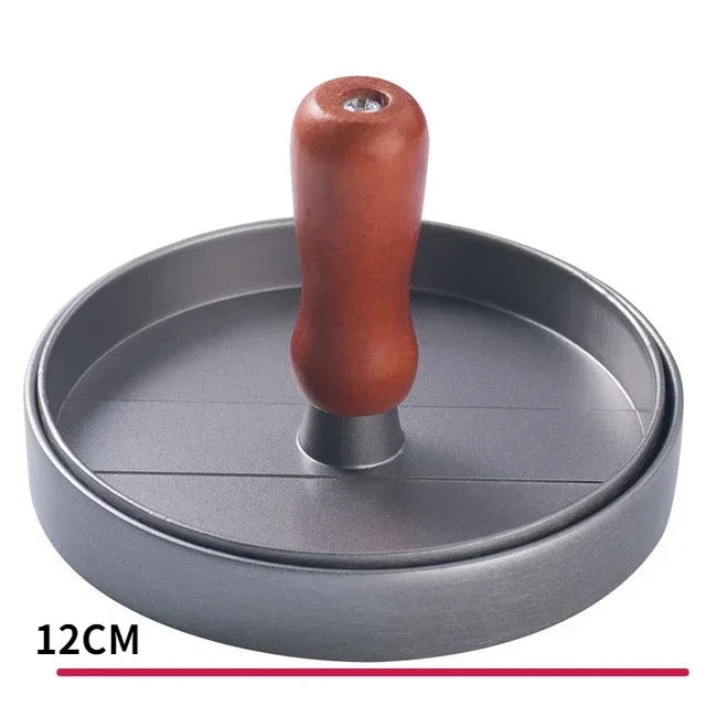 Burger Press Non-Stick Hamburger Patty Maker with Wax Paper Aluminum Burger Maker for Kitchen BBQ Grill Econic Blanks