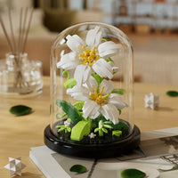 Micro particle building block bouquet handmade gift, children's puzzle toy handmade DIY sunflower desktop decoration ornament Quick Pick Grocers