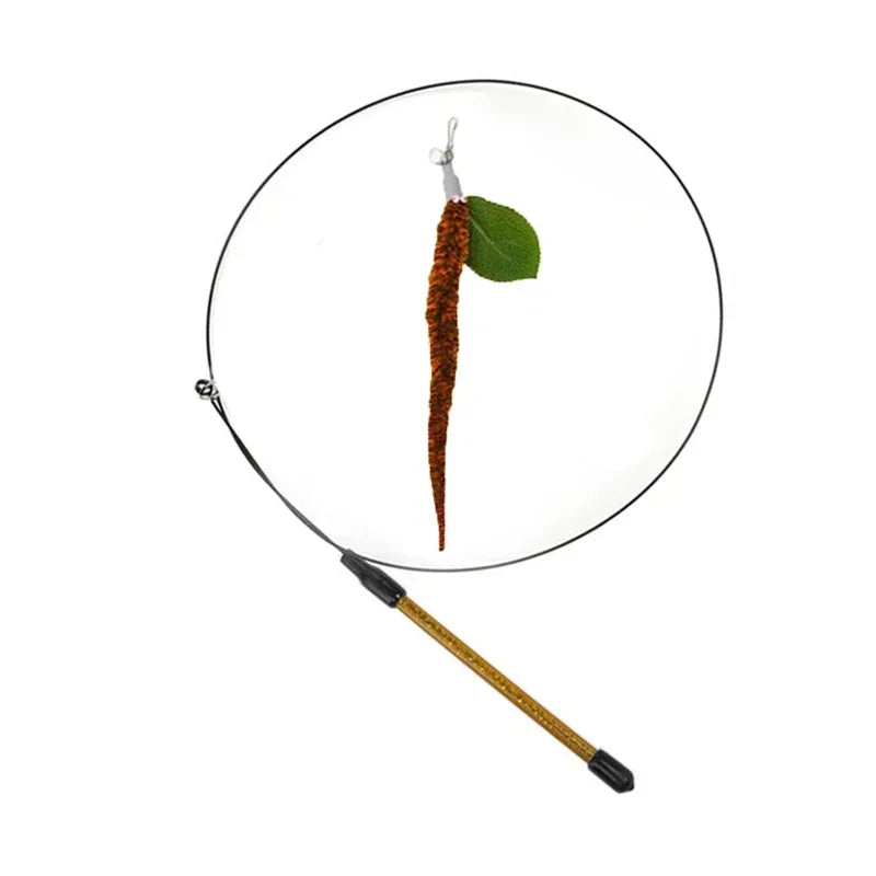 Simulation Bird Cat Toys Funny Interactive Peacock with Bell Cat Stick Toy for Kitten Playing Teaser Wand Toys Pet Cats Supplies Quick Pick Grocers