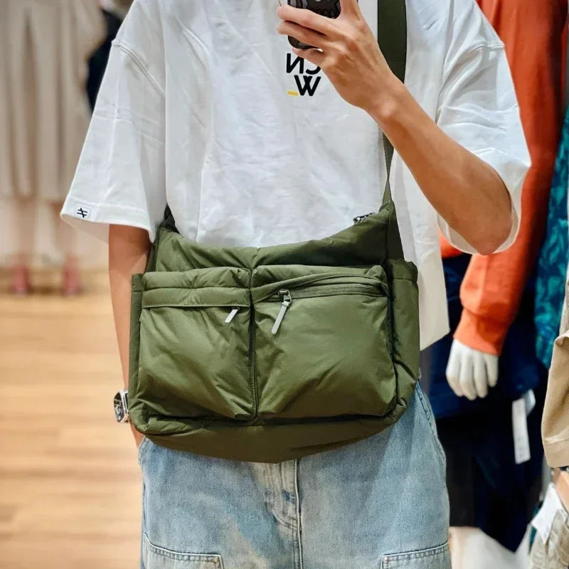 Casual Multi-pocket Messenger Bags for Women Fashion Nylon Shoulder Bag Ladies Large Handbags Female Travel Shopping Tote Purse Quick Pick Grocers