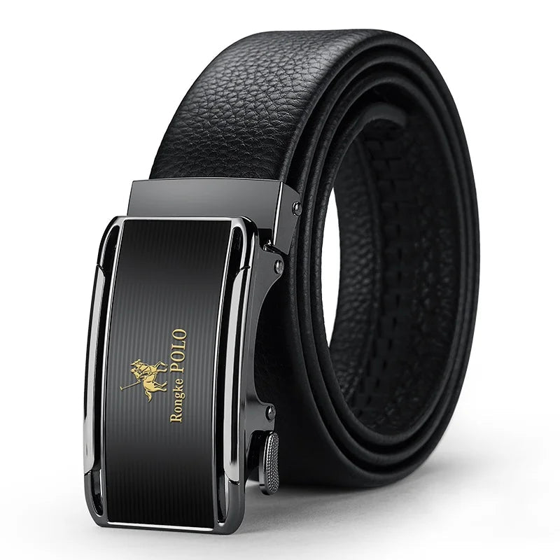 OYIFAN Men Belt Genuine Leather Belt for men Automatic belts Adjustable waistband Business belts 허리띠 Quick Pick Grocers