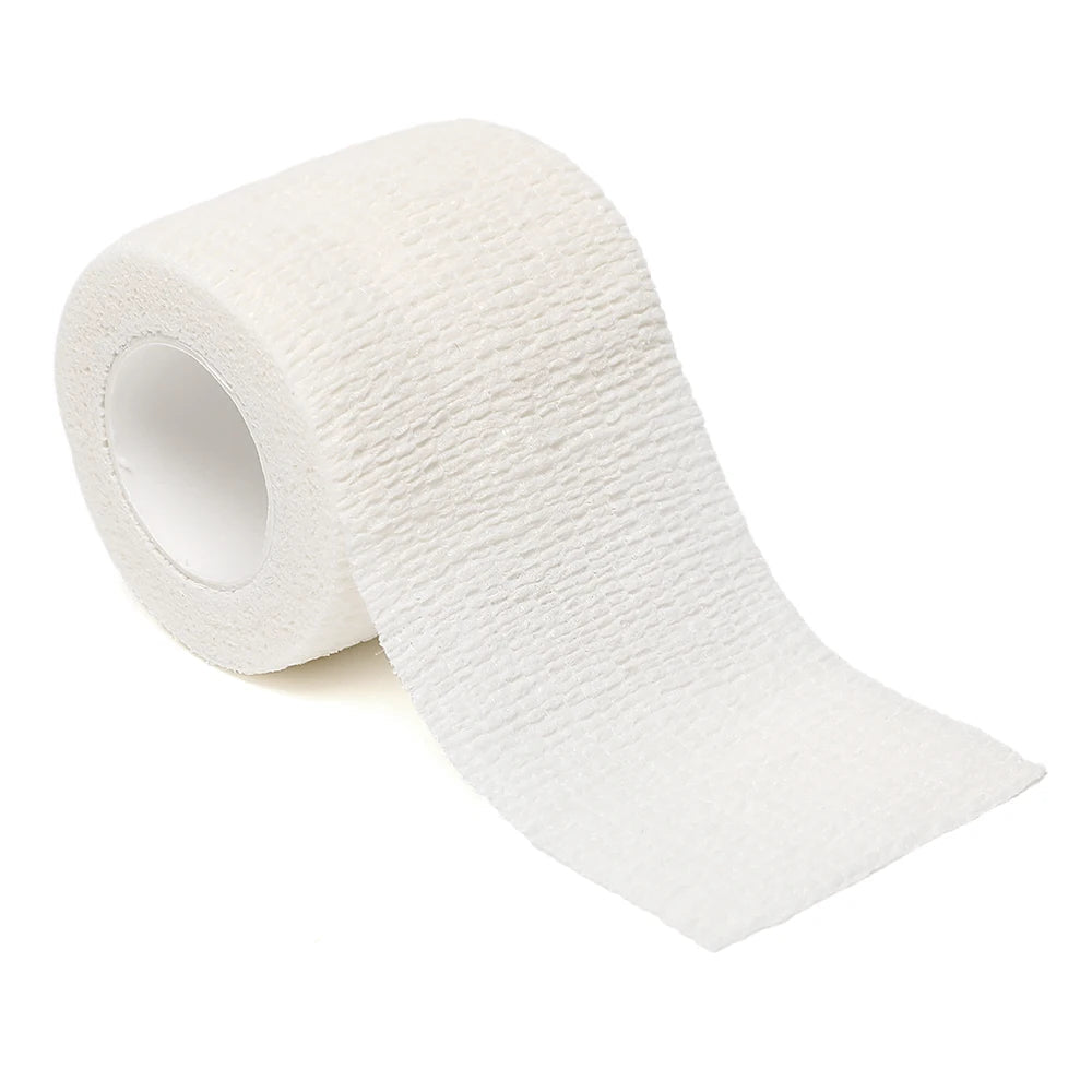 Black sports self-adhesive elastic bandage with 4.8-meter elastic knee pads, 18 colors for fingers, ankles, palms, and shoulders Quick Pick Grocers