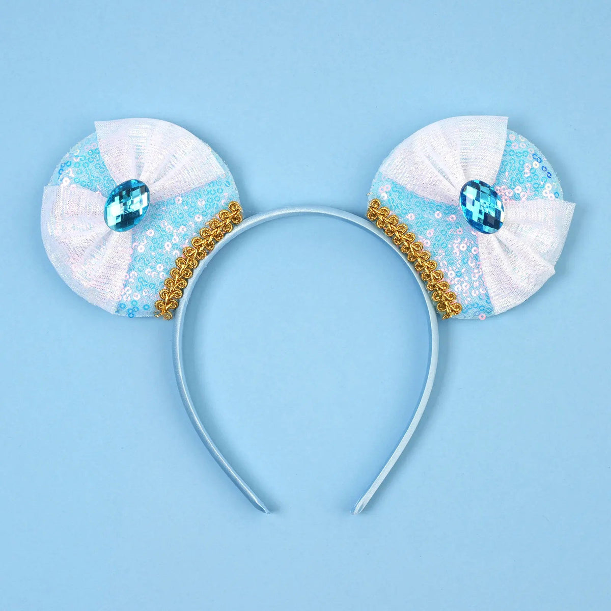 New Christmas Halloween Mouse Ears Headband Cartoon Sequin Bows Headband Birthday Party Princess Cosplay Costume For Women Adult Quick Pick Grocers
