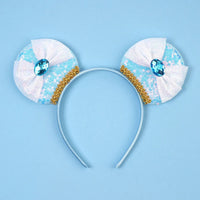 New Christmas Halloween Mouse Ears Headband Cartoon Sequin Bows Headband Birthday Party Princess Cosplay Costume For Women Adult Quick Pick Grocers