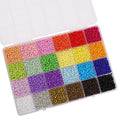About 5200Pcs24 Grid Rice Bead Box Handmade DIY Jewelry Bracelet Earrings Kandi Jewelry Accessories Materials Econic Blanks