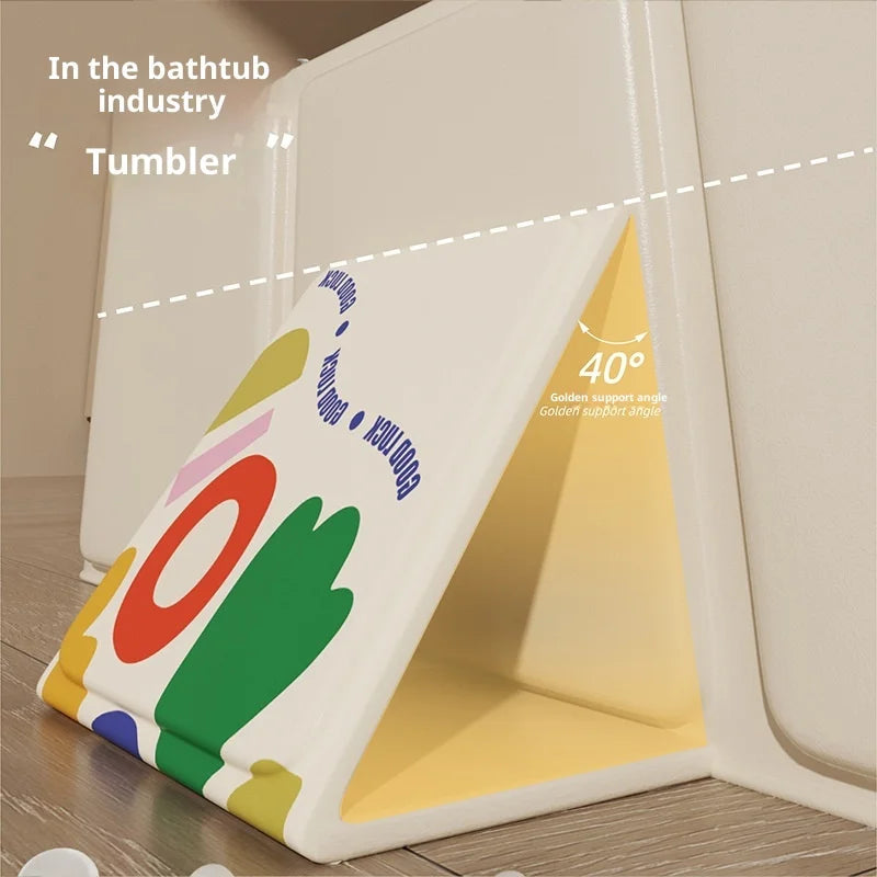 Large Baby Bathtub 0-5 Year Old Children Foldable Tub Babies Sit Lie Down All-in-One Newborn Bathing Basin Keep Warm Baby Tubs Purest Peak