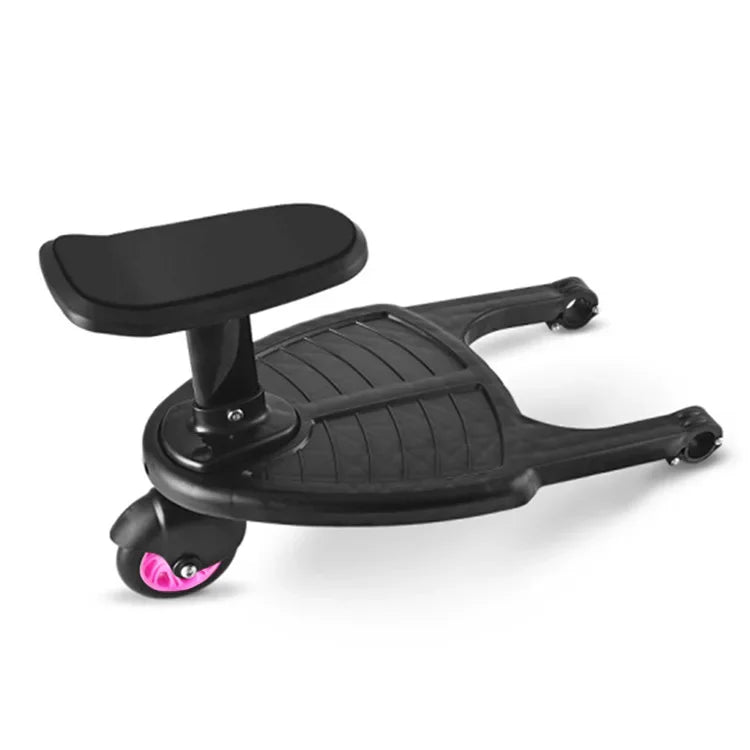 Universal Strollers Step Board Adapter with Seat Second Child Jogger Twins Scooter Baby Pram Hitchhiker Bumper Purest Peak