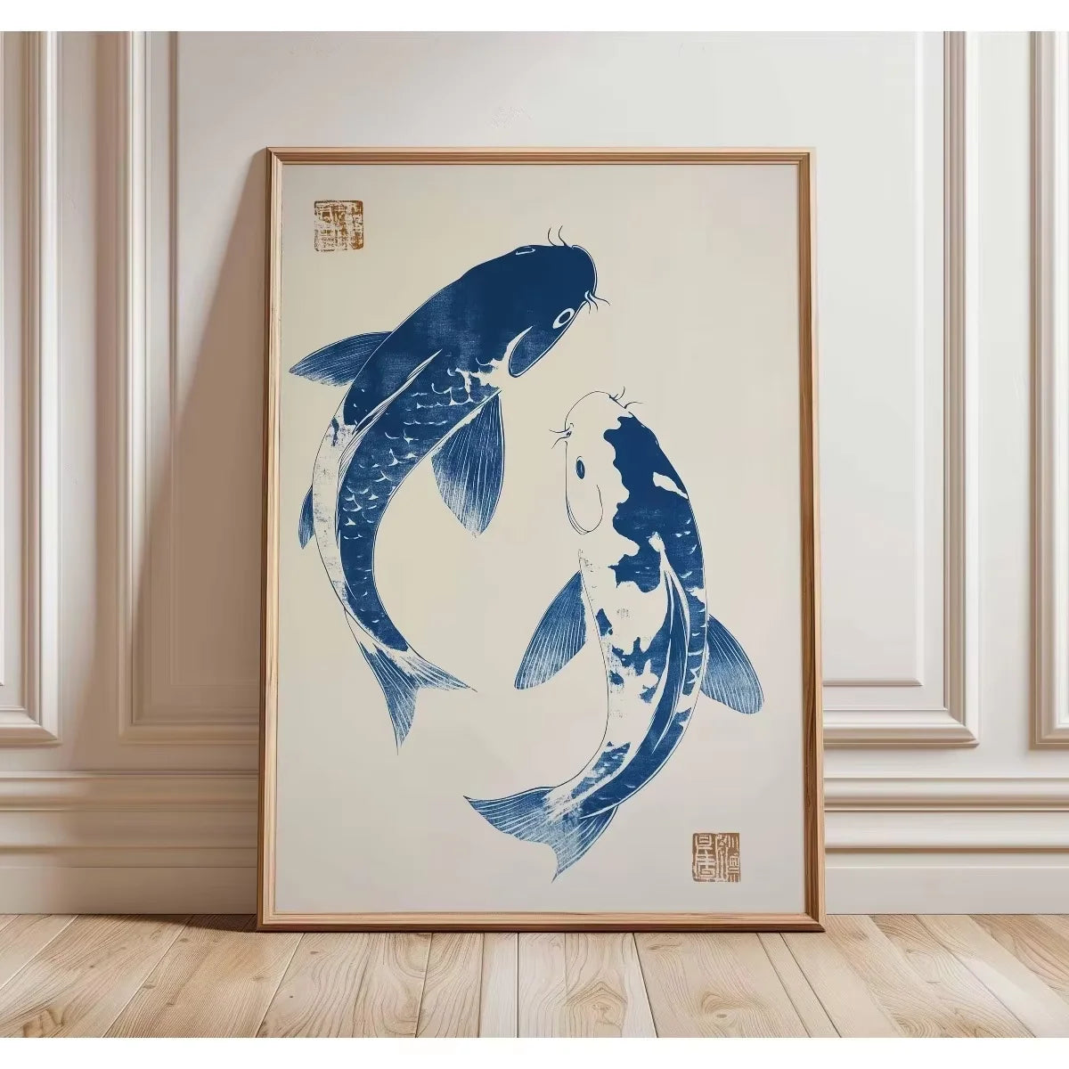 Japanese Red Koi Fish Canvas Prints Poster Modern Minimalism Aesthetic Art Prints Bedroom Kitchen Home Decor Art Poster Gifts Quick Pick Grocers