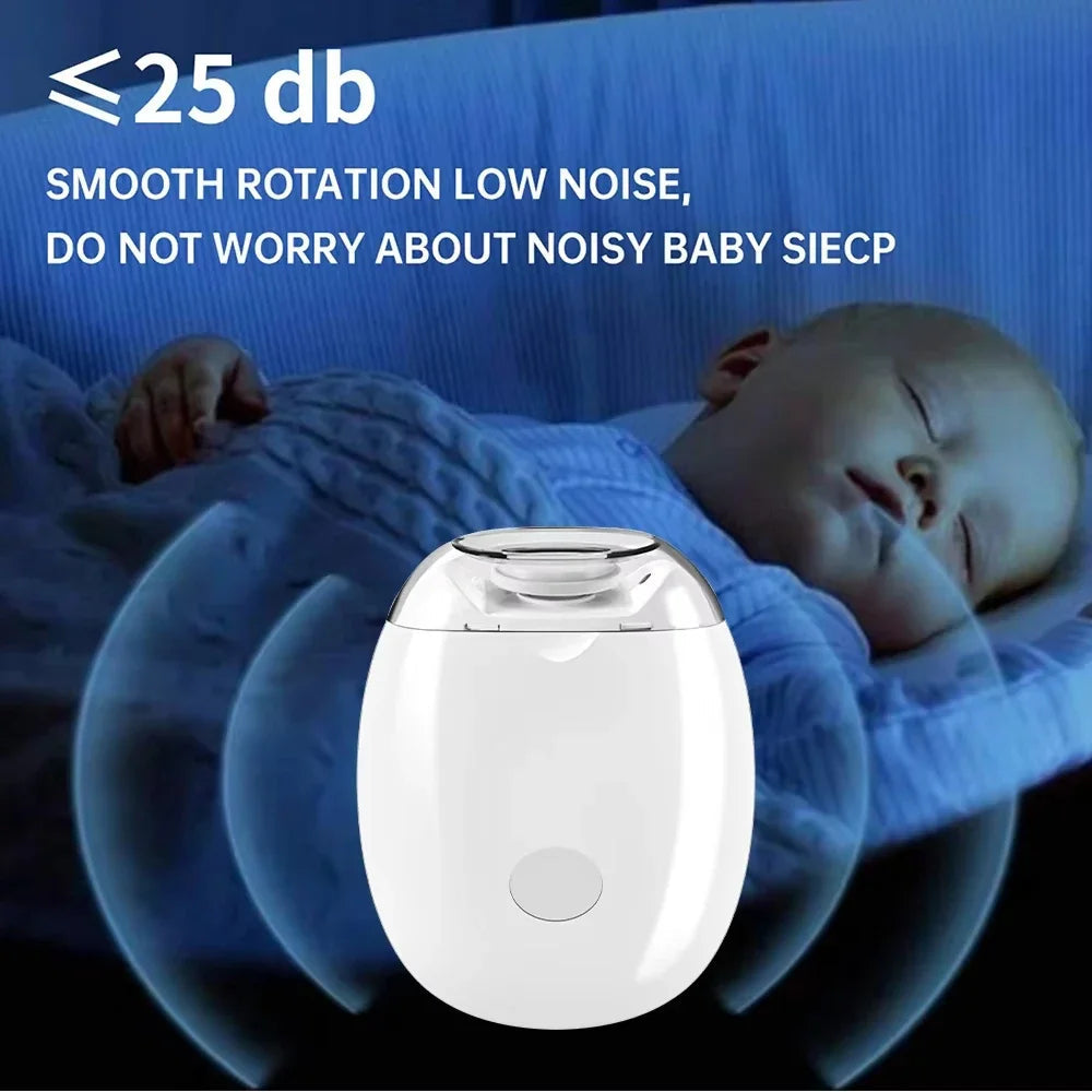 2in1 Electric Nail Clipper Cutter with LED Light Anti-Pinch Automatic Nail Grinder Trimmer for Baby Mini Manicure Tool Nail Care Quick Pick Grocers