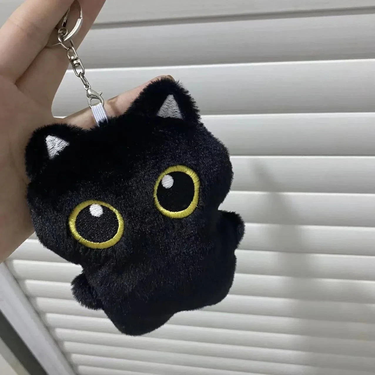 10cm Cute Black Cat plush toy Doll Small Pendant Cuddly Pillow Cushion Ins Black Cat Plush Toy Doll for Boy Girl Brithday Gifts Econic Blanks