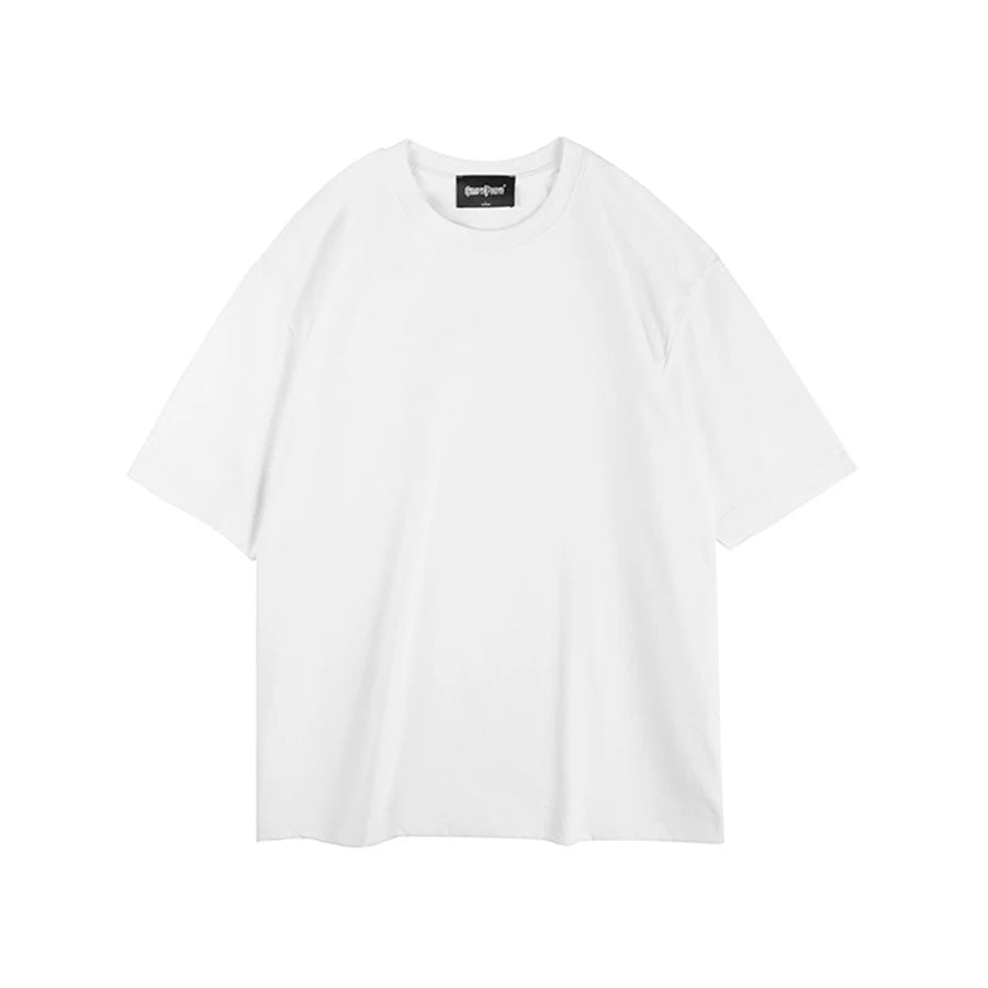 WAVLATII Women New Oversized T shirts Female 260 GSM White Casual Streetwear Tees Unisex Solid Korean Cool Tops for Young WT2560 Quick Pick Grocers