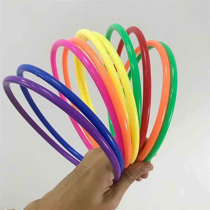 Children's Fun Ring Throwing Game Outdoor Throwing Plastic Circle Parent-child Interactive Competition Kids Sense Training Quick Pick Grocers