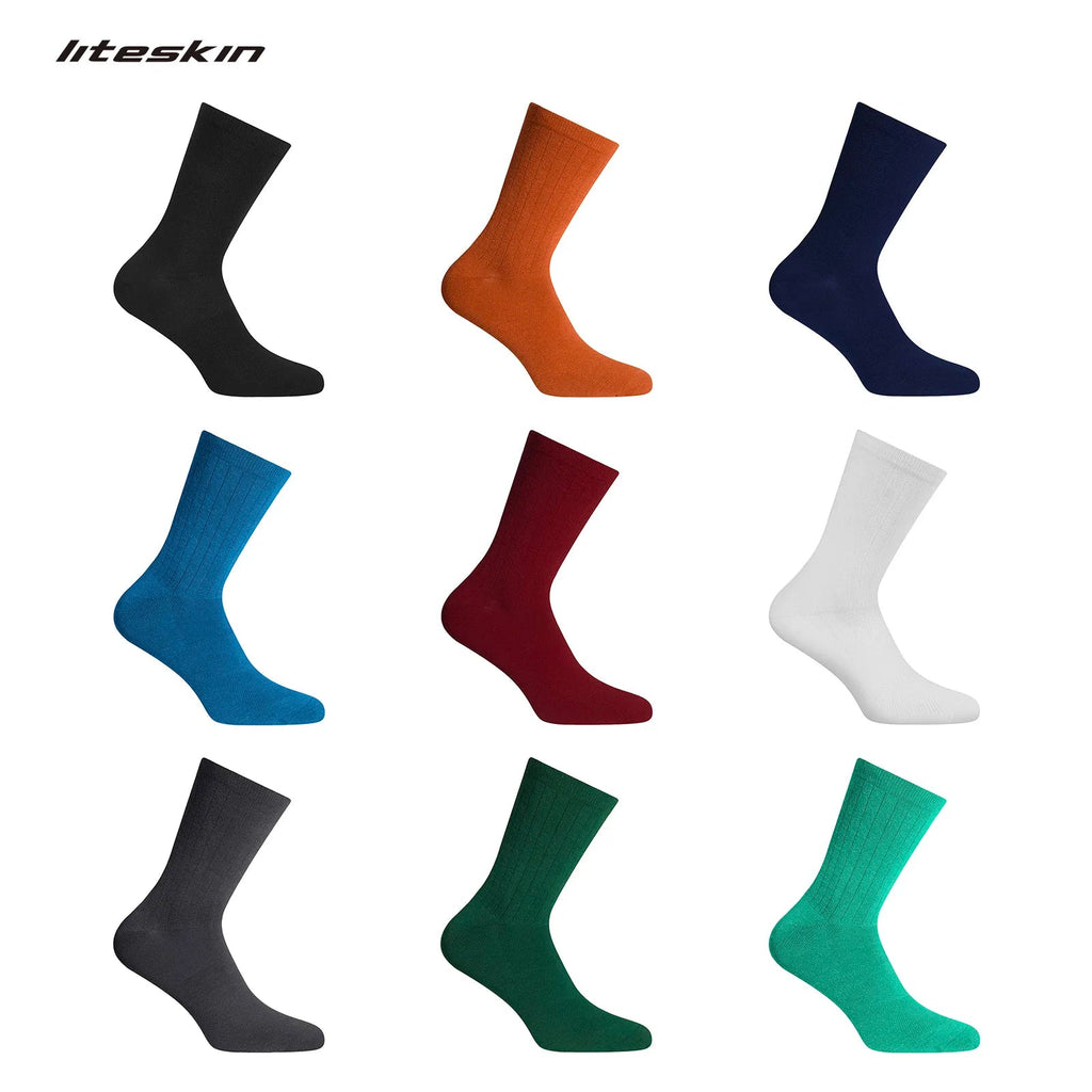 Liteskin Aero Cycling Socks Men Women's Bicycle Road Bike MTB  Race Running Soccer Football Sports Anti-slip Compression Socks Quick Pick Grocers