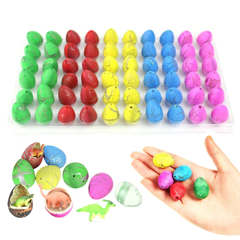 10/20/60pcs Mini Hatching Dinosaur Egg Toy Colorful Cracked Eggs Children Funny Toys Festival Party Favors Gifts for Kids TMZ Quick Pick Grocers