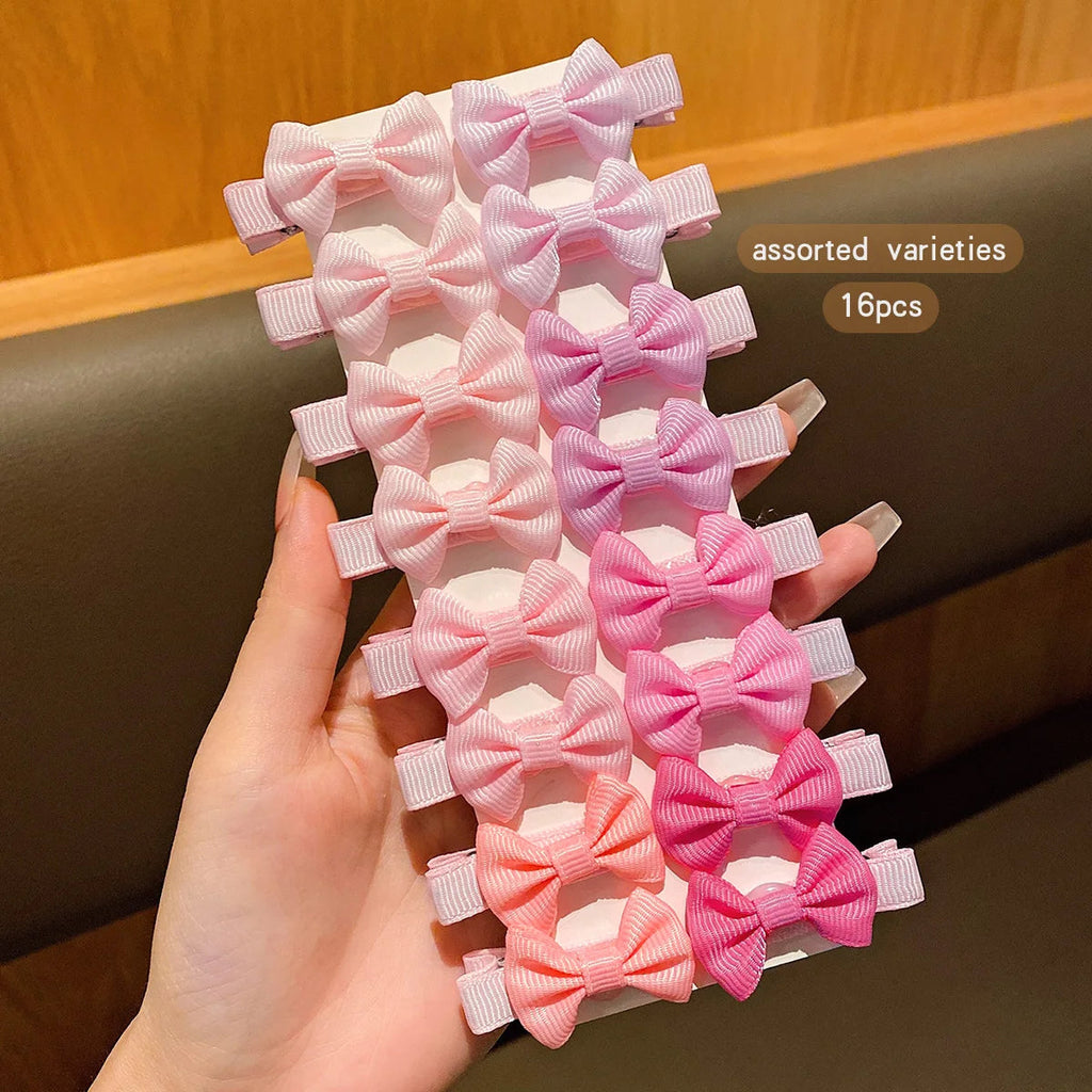30 colored random bow fabric hair clips suitable for daily use as hair accessories Quick Pick Grocers