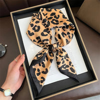 Bohemian Style Print Luxury Brand Silk Square Scarf Women Satin Shawls Neckerchief Wrap Scarves Bandana Hair Hjiab Floral Quick Pick Grocers