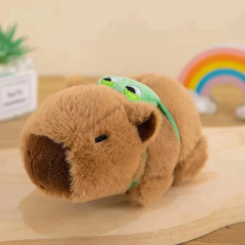 Lovely Capybara Animal Slap Snap Wrap Wristband Bracelet Plush Stuffed Animal Kawaii Capybara Hand Ring Wristband Kid Funny Toys Econic Blanks