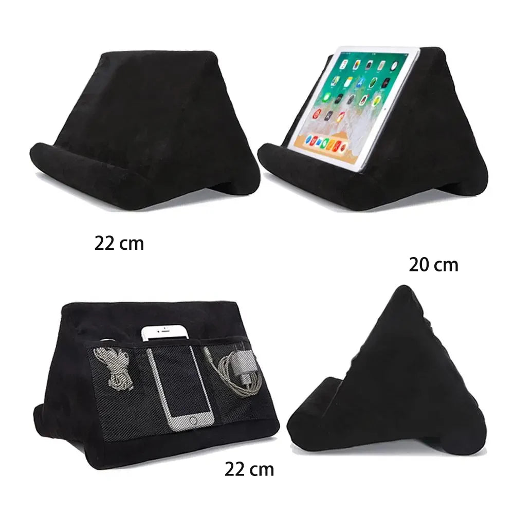 Sponge Pillow Tablet Holder for IPad Samsung Huawei Xiaomi Tablet Holder Mobile Phone Support Pillow Multi-angle Reading Stand Quick Pick Grocers