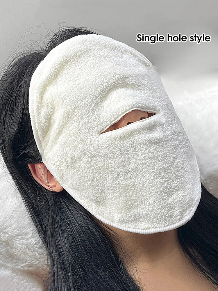 Hot compress towel hanging ear soft skin-friendly steam heating cold hot compress face towel wet compress irrigation face towel Quick Pick Grocers