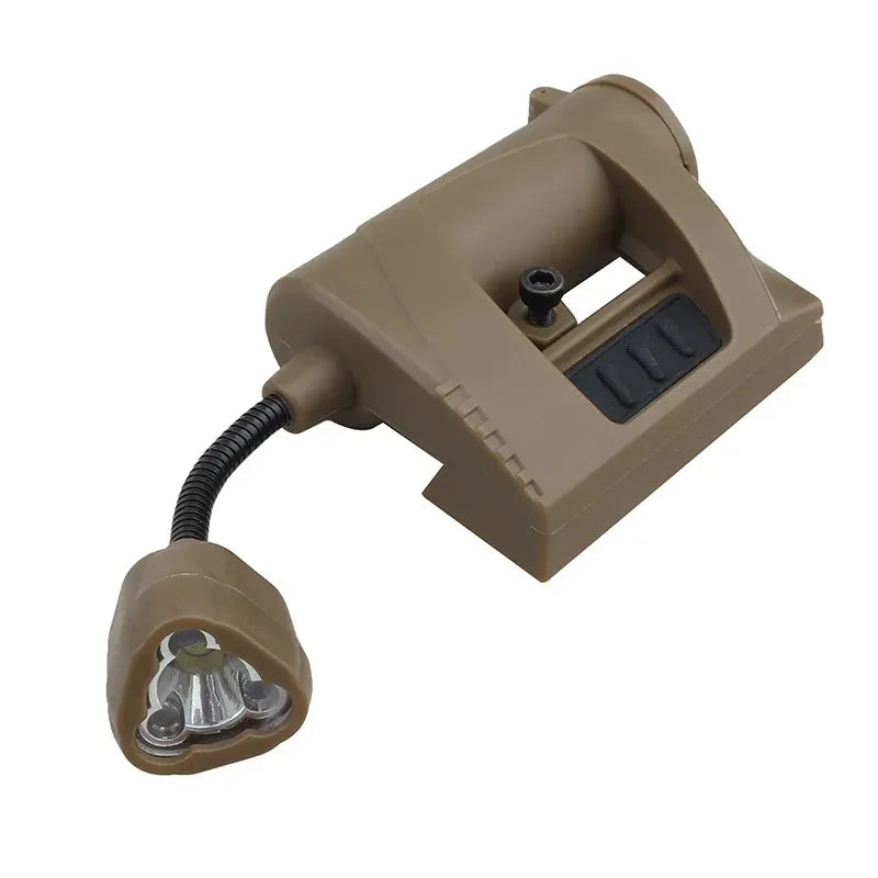 Tactical Helmet Light 3 Modes LED Flashlight Outdoor Night Lighting For Laser Hunting Military Cycling Fishing Helmet Lamp