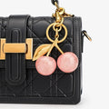 Trendy Red Cherry Pendant Keychain for Women Cute Bag Decorations Multifunctional Jewelry Car Key Accessories Charm Keyring Gift Quick Pick Grocers