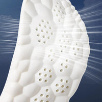 1/2/4pairs Latex Sport Insoles Soft High Elasticity Shoe Pads Orthotic Breathable Shock Absorption Cushion Arch Support Insole Quick Pick Grocers