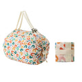 Folding Shopping Bag With Large Capacity And Portable Hand-held Spring Roll Bag For Japanese Accordion Supermarket Shopping Quick Pick Grocers