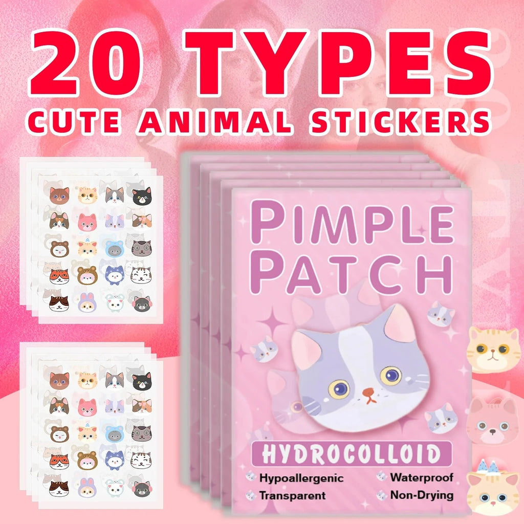 600pieces of cartoon cat acne patches, facial acne patches, concealer acne patches, and pimples patches. Ultra-thin and breathab Econic Blanks